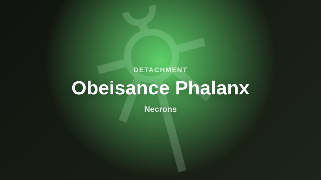 Obeisance Phalanx